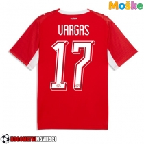 Moške Nogometnih dresov Švica Ruben Vargas #17 Domači SP 2026 Kratki rokavi
